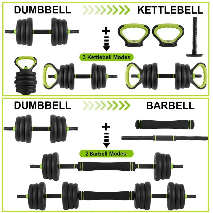 4 In 1 Weight Dumbbell Set