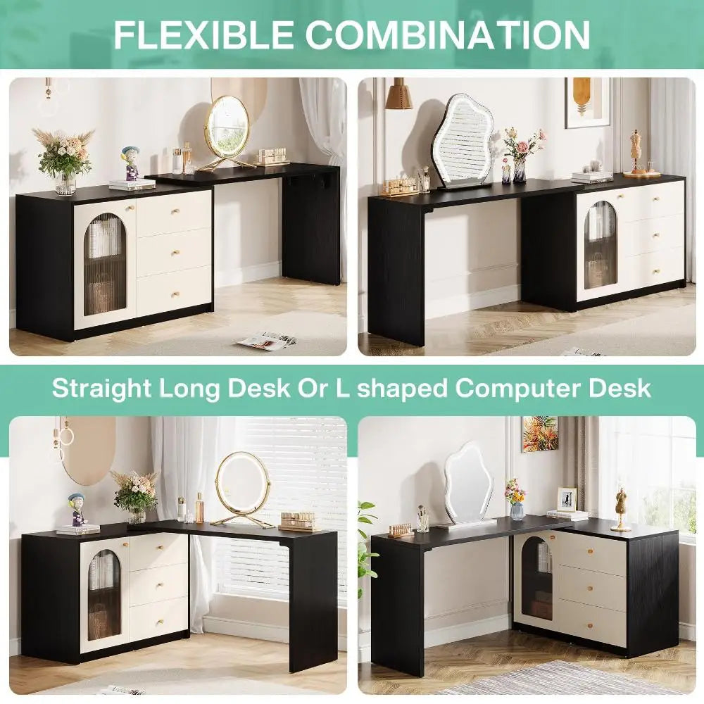 Bedroom Vanity Makeup Corner Dressing Table
