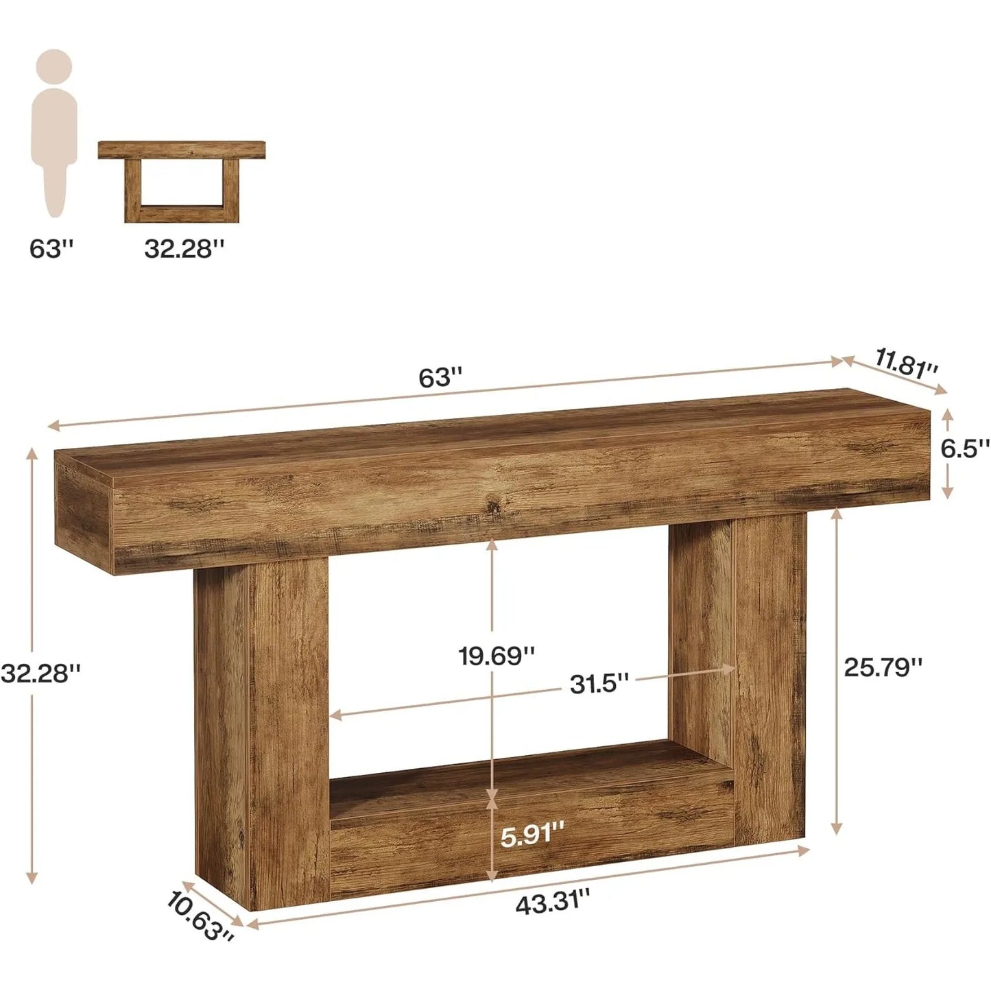 Entrance Table with Storage