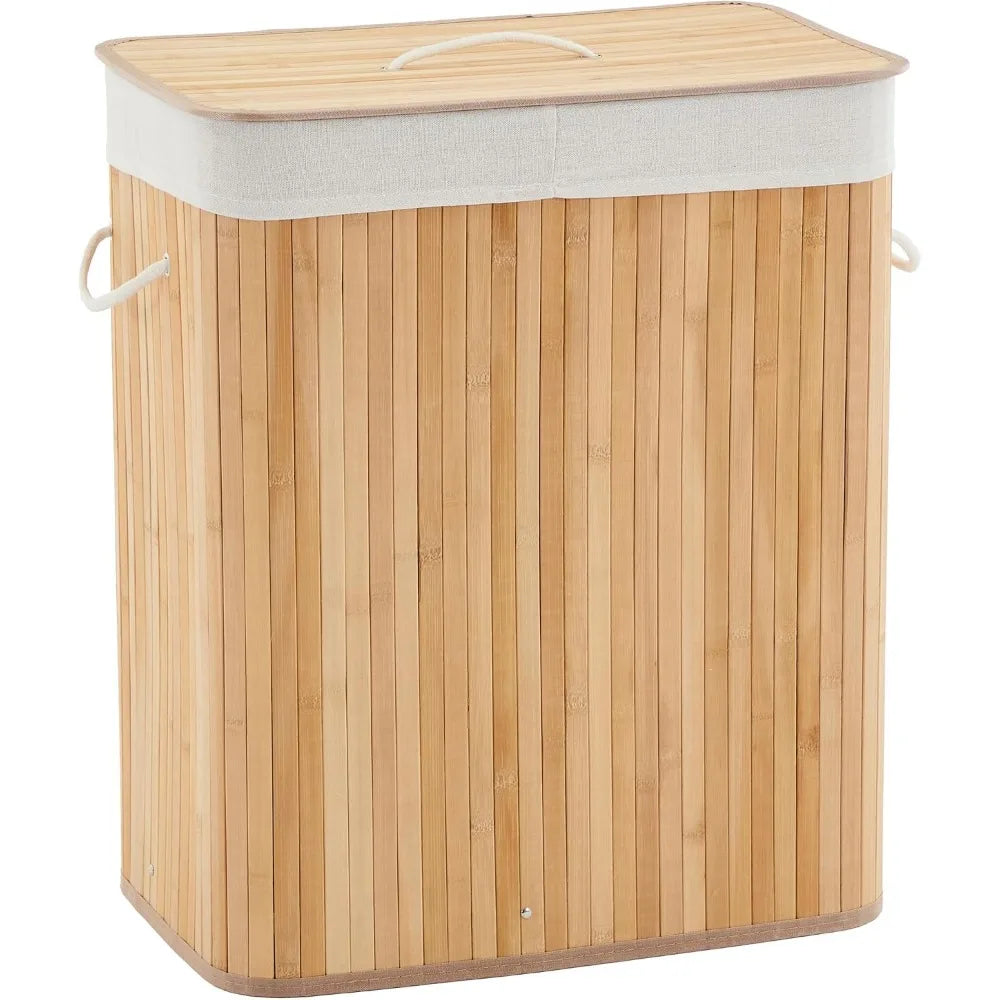 Rectangular Laundry Hamper with Lid