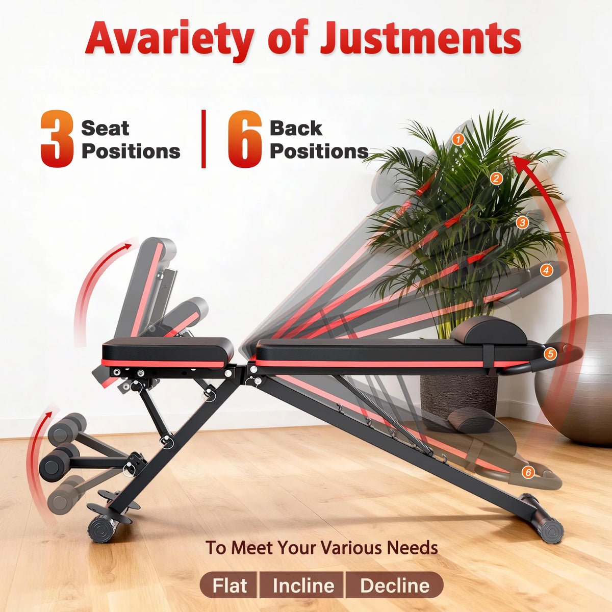 14-in-1 Foldable Dumbbell Bench Weight