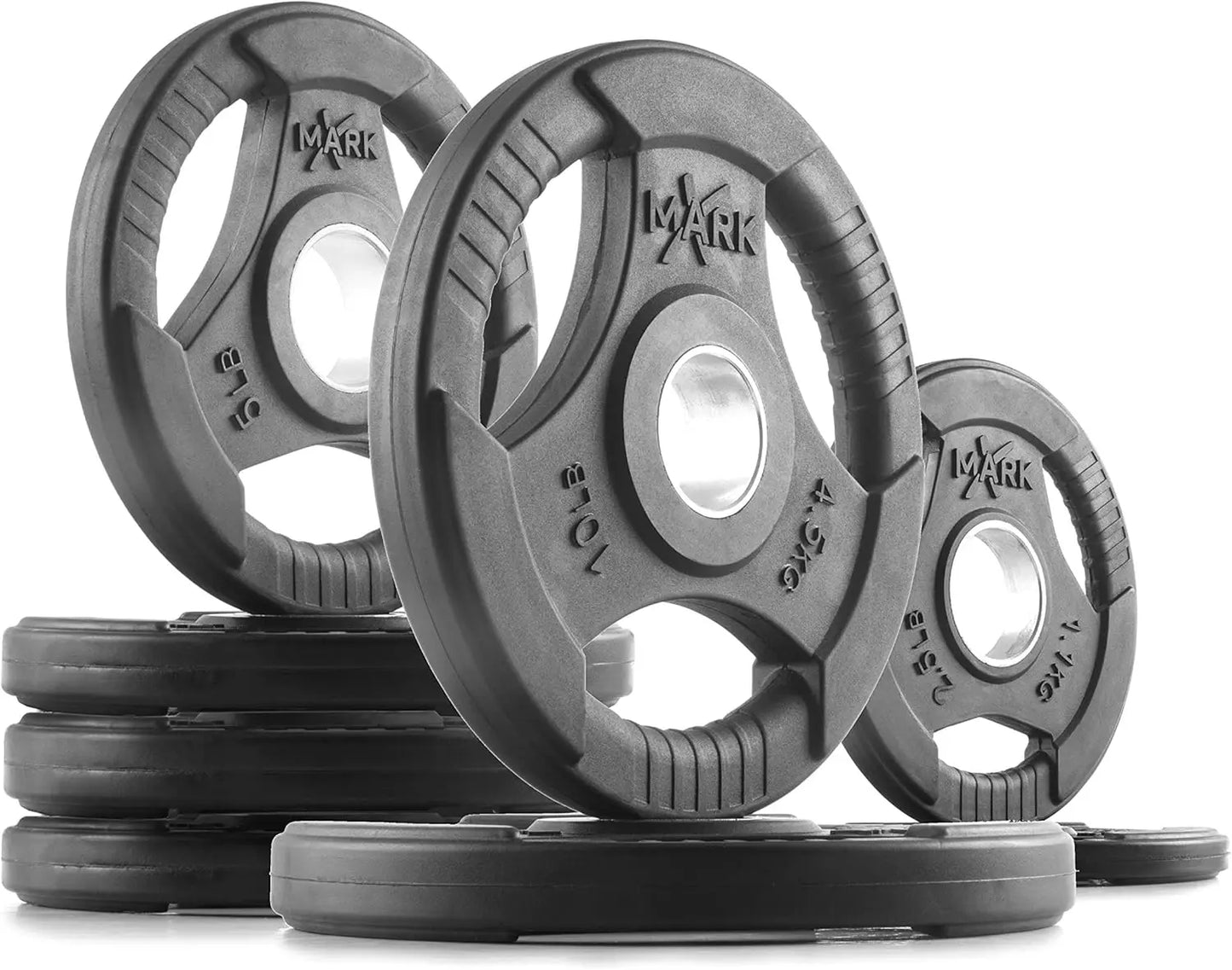 Rubber Coated Exercise Weights for Barbell