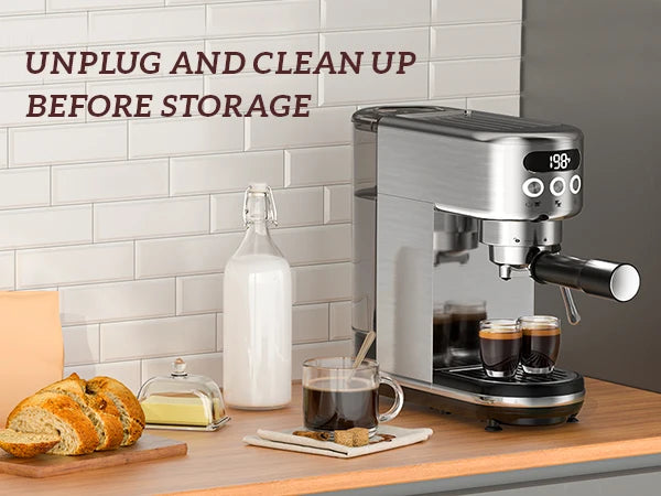 Espresso Machine Maker with LED Display