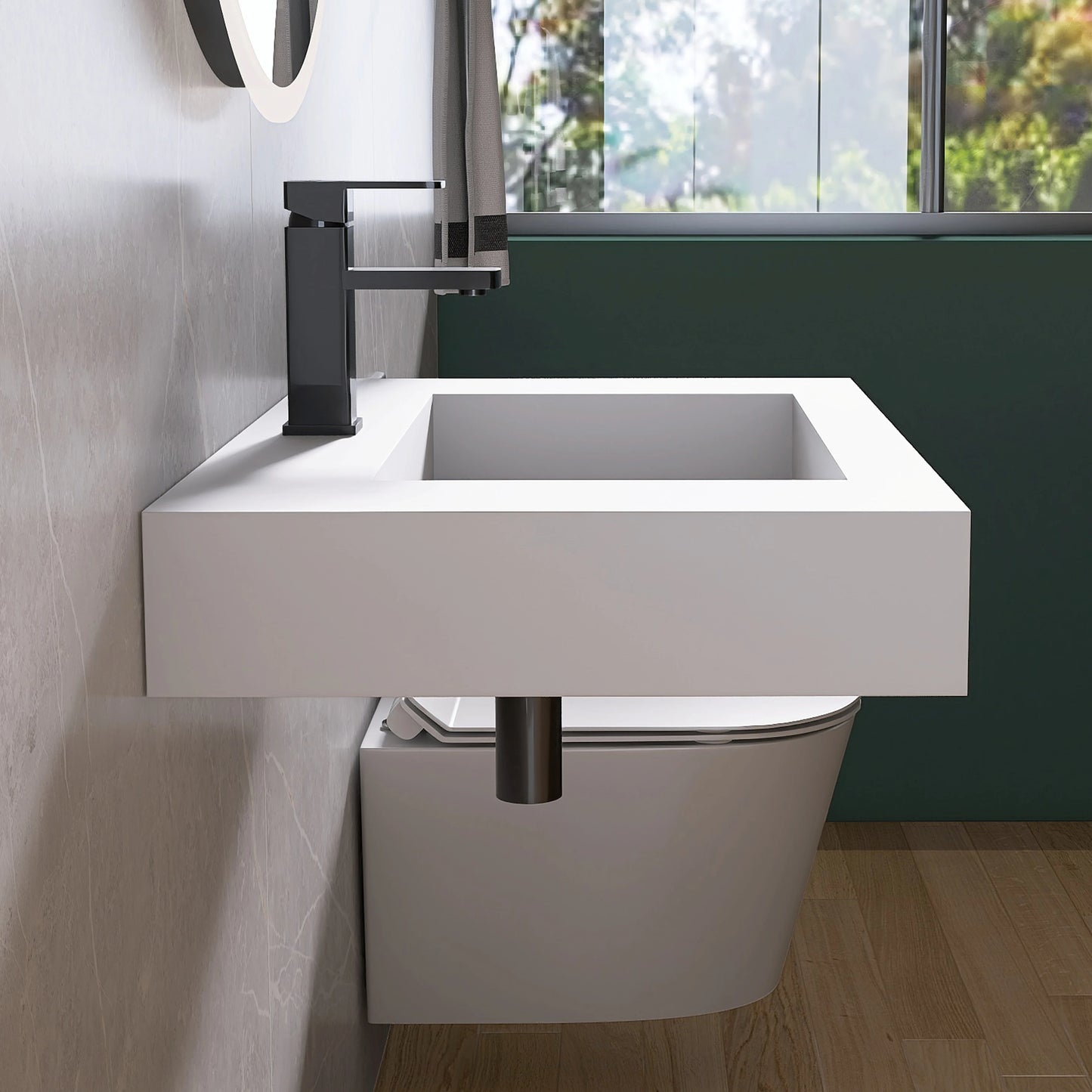 Wall Mounted Bathroom Sink