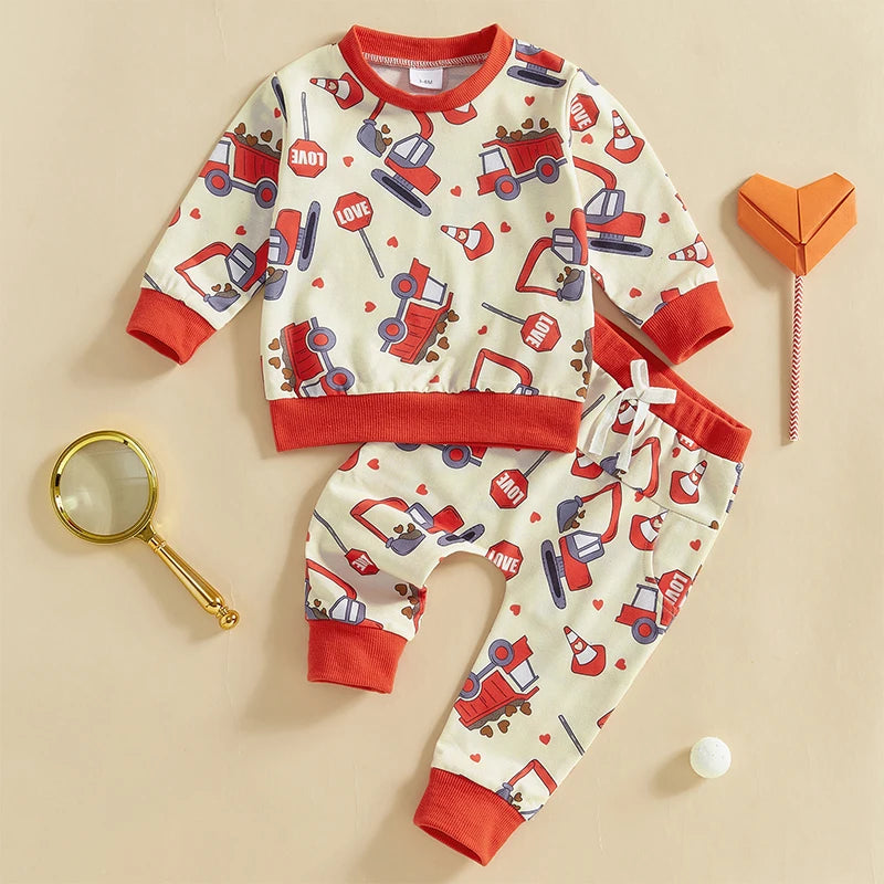 Toddler Valentine Outfit Set