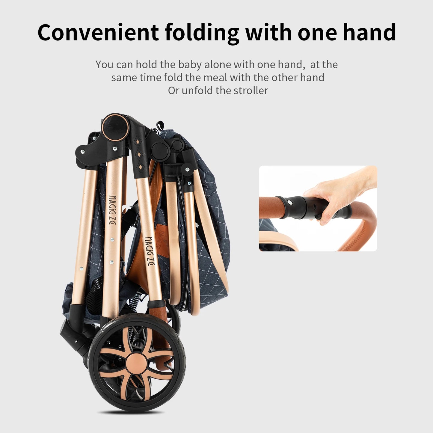 High Landscape 3 in 1 Baby Stroller