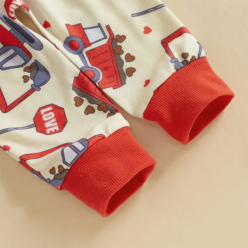 Toddler Valentine Outfit Set