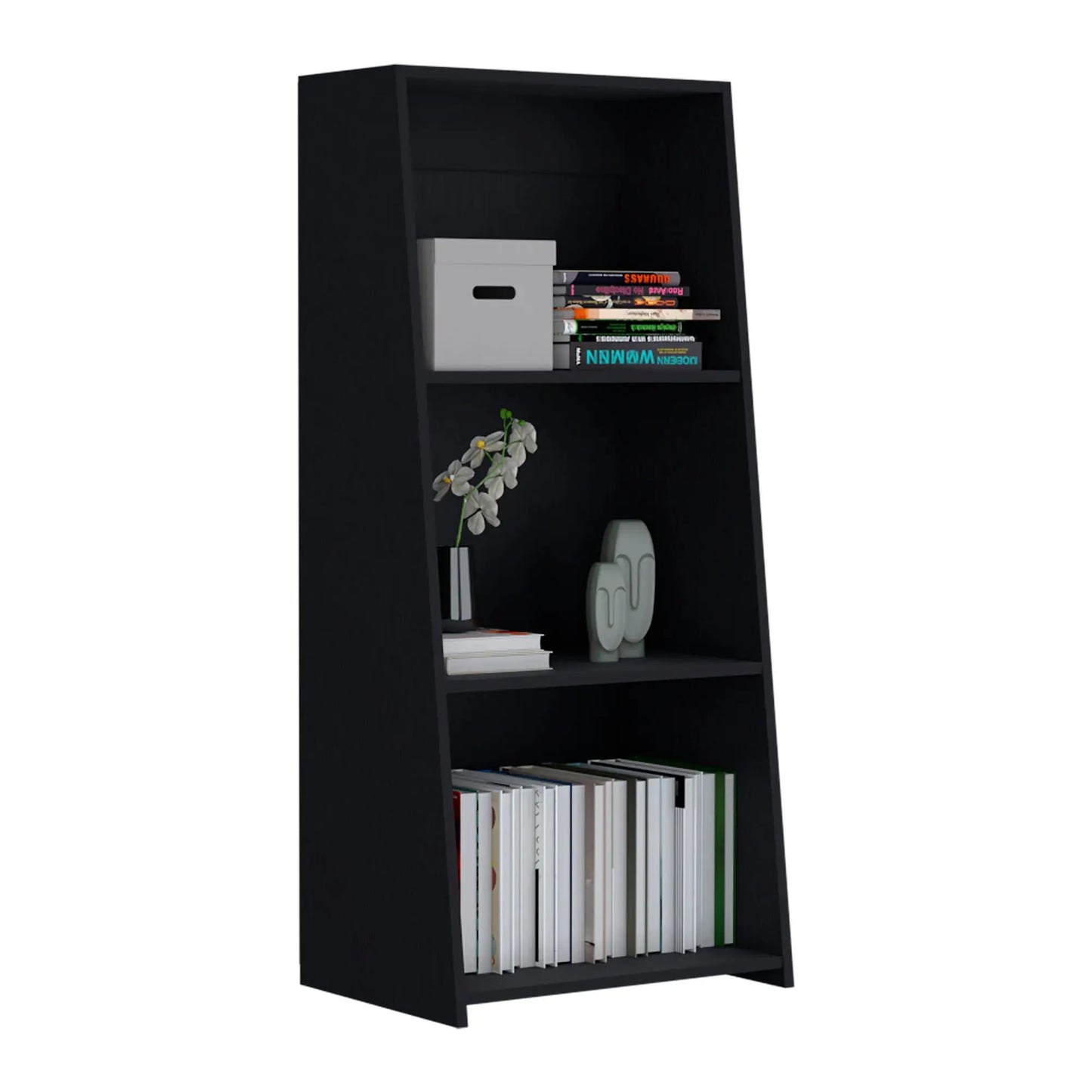 Gakona 3- Shelf Bookcase