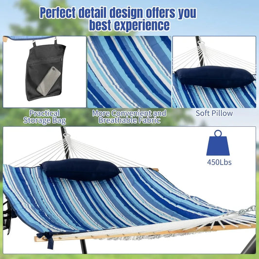 Double Hammock with Stand