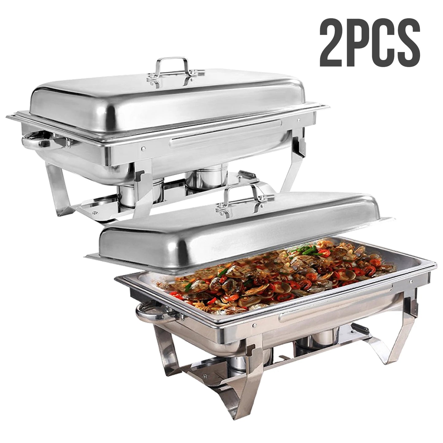 Chafing Dish  Electric Stainless Steel Full Size Buffet Set