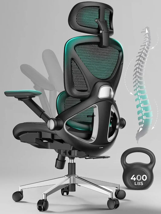 Ergonomic Mesh Office Chair with 3D Headrest