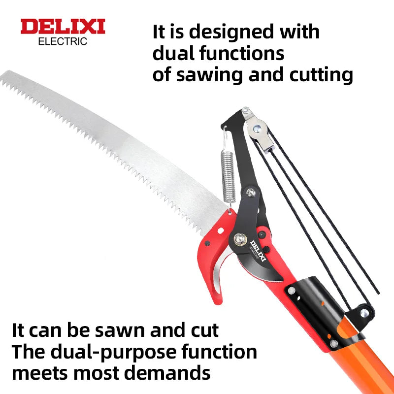 2-in-1 Telescopic Saw Adjustable Tree Pruning Tool