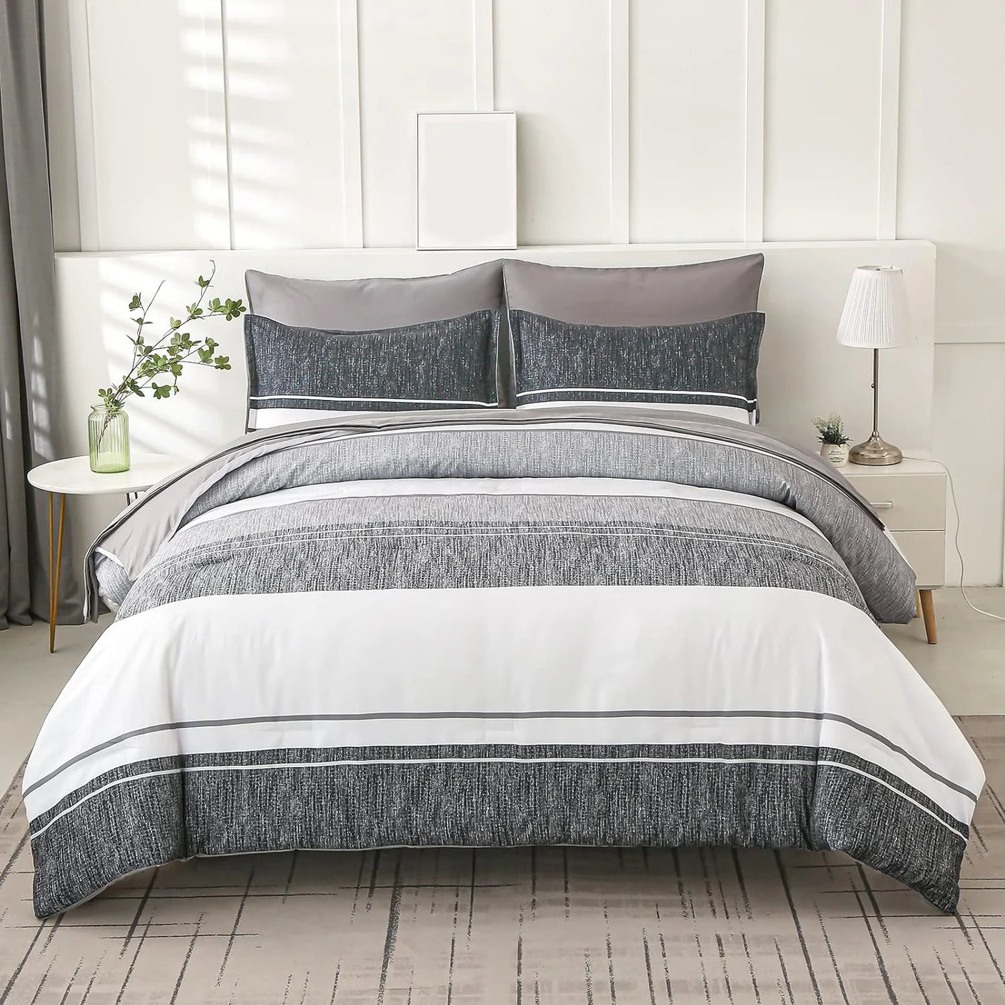 Striped Comforter Set