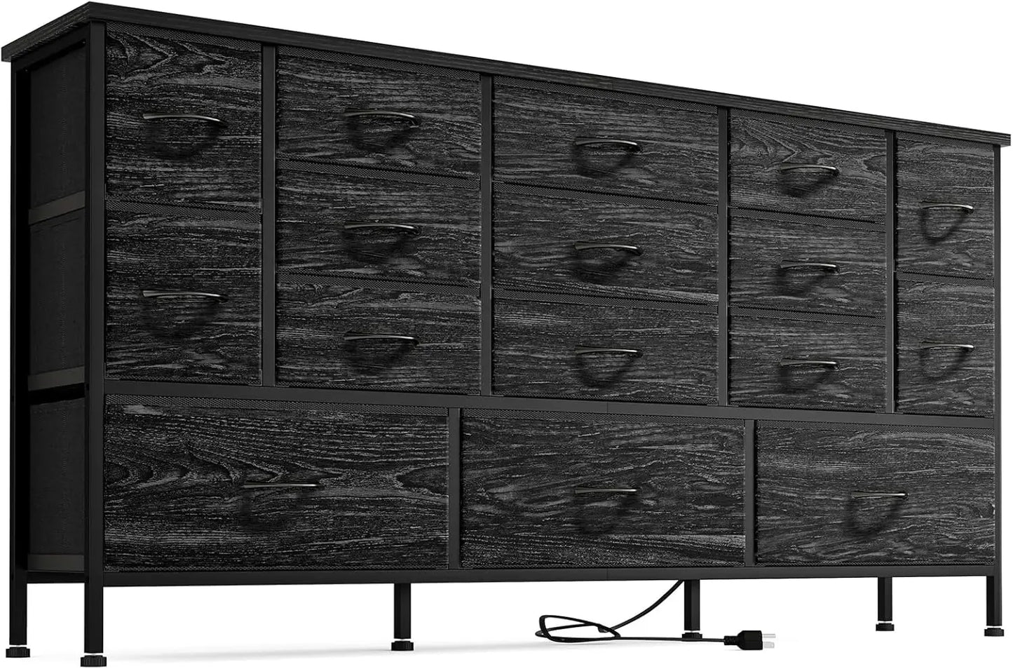 Long Dresser with 16 Large Drawers