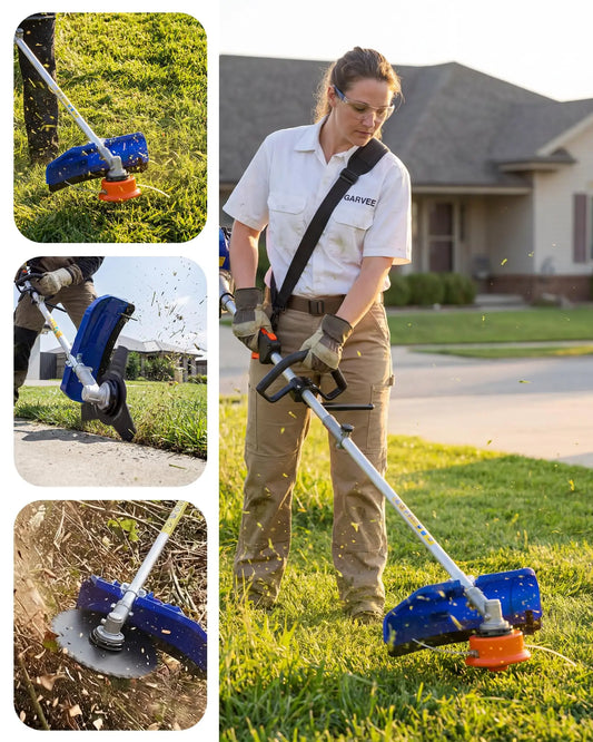 Gas Weed Eater Quick Start With Shoulder Strap