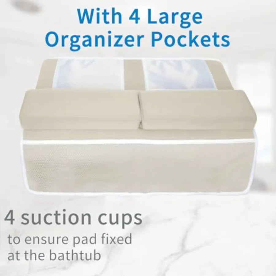 Bath Kneeler with Elbow Rest Pad Set