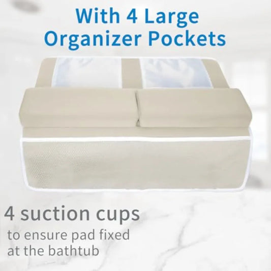 Bath Kneeler with Elbow Rest Pad Set