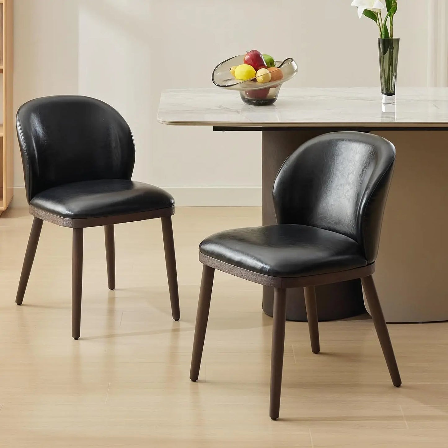Modern Upholstered Dining Chairs Set of 2