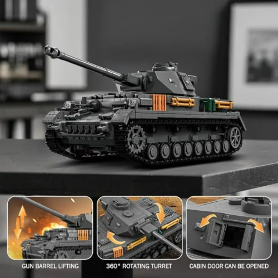 Military World Classic Panzer IV Heavy Tank