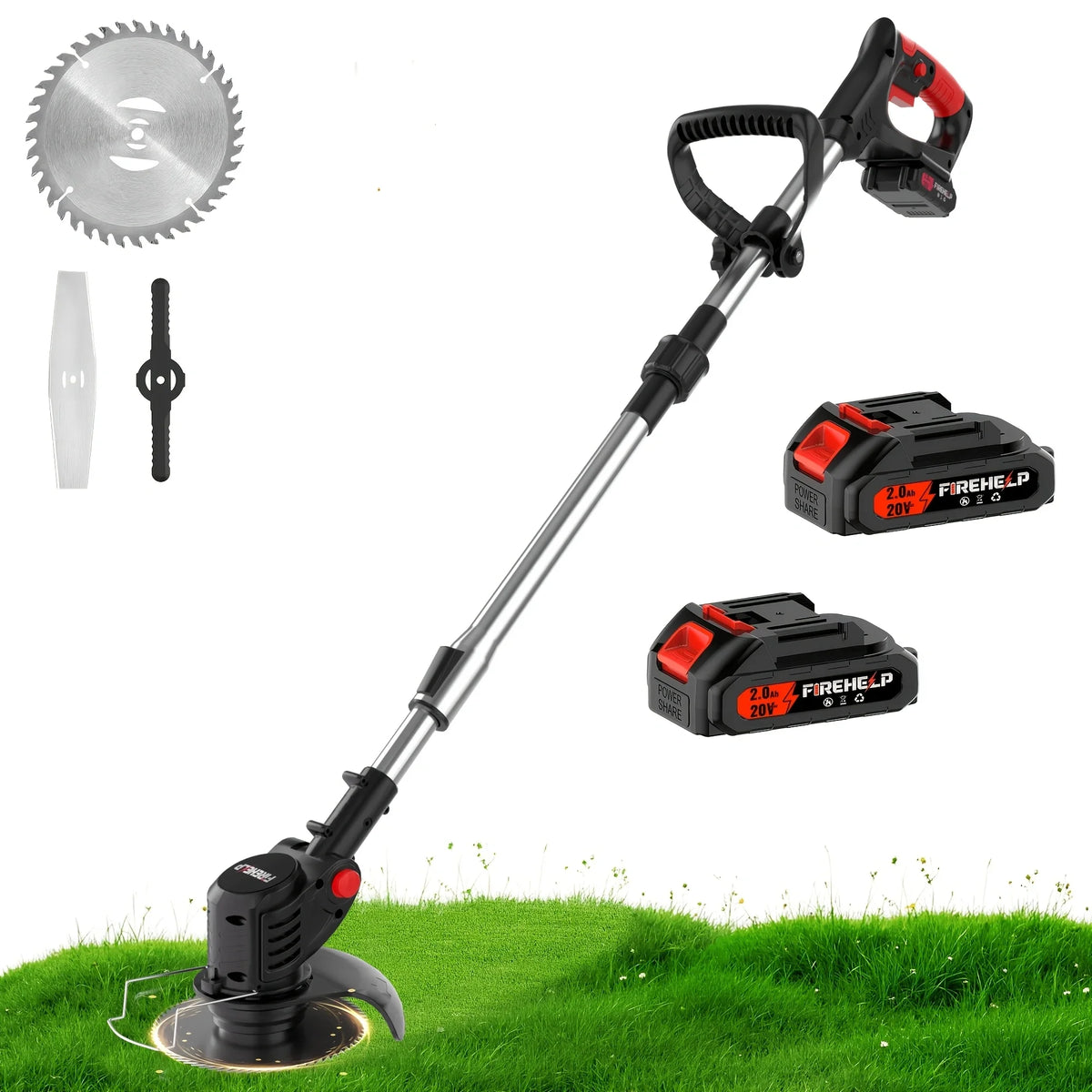 3-in-1 Portable Cordless Electric Lawn Mower