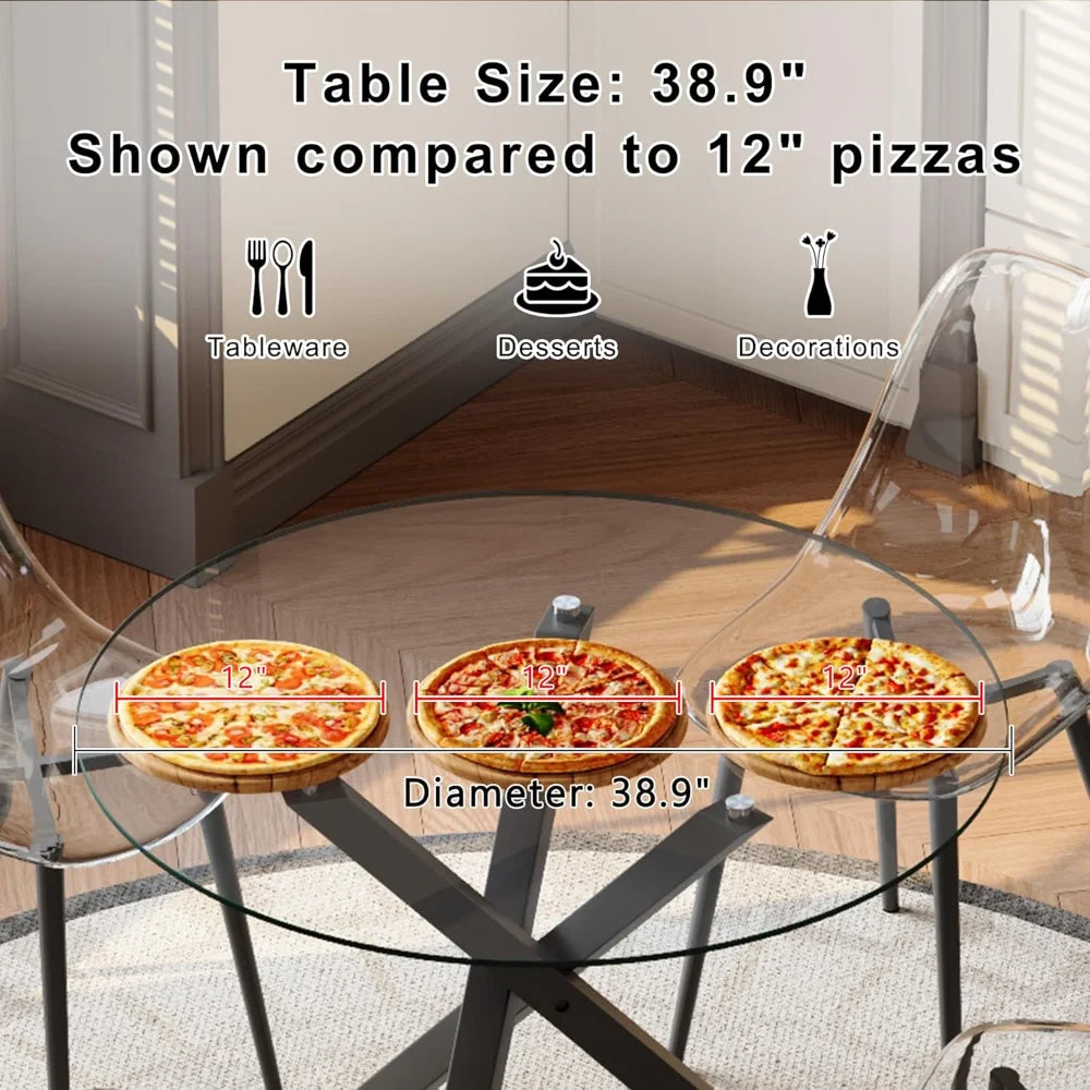Round Dining Table Set