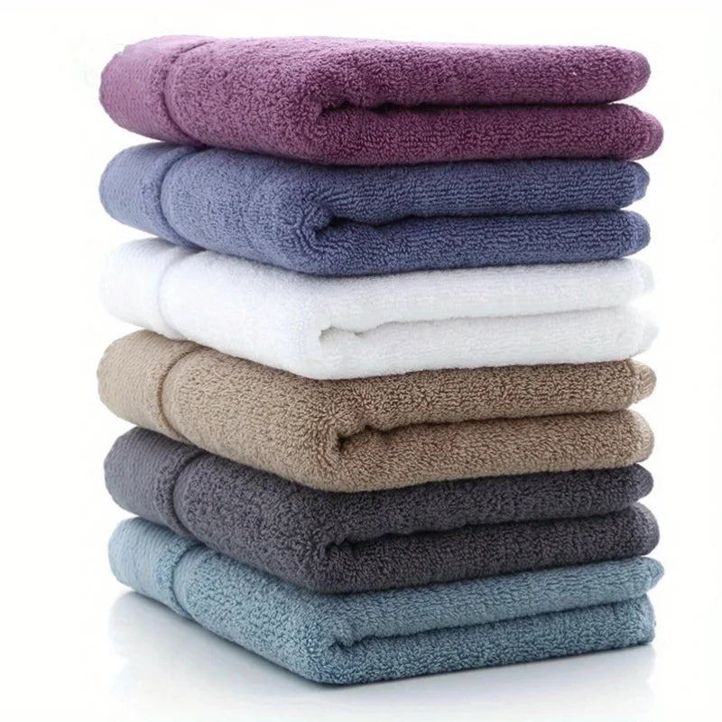 Solid Color Cotton Towels