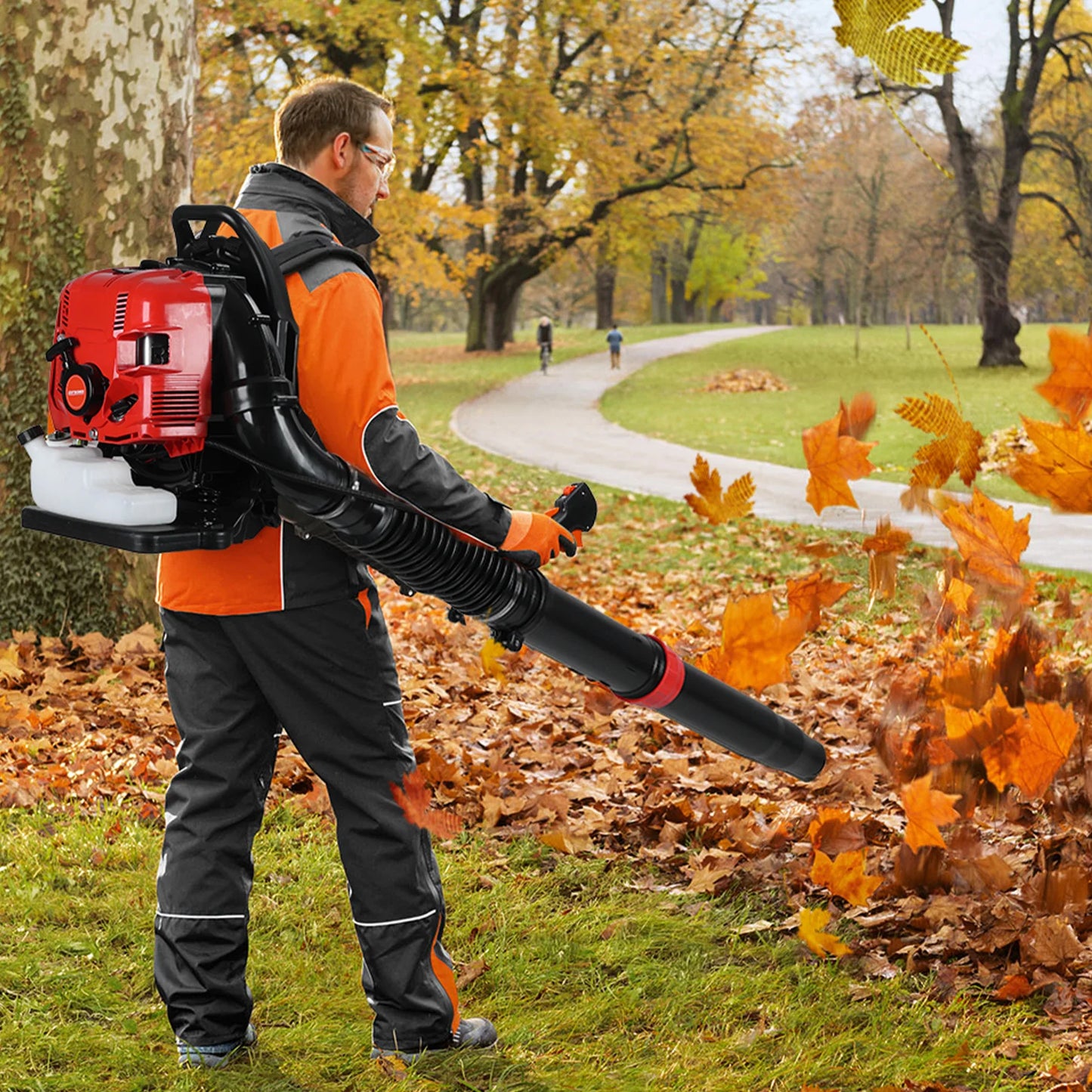 Leaf Blower with Airflow