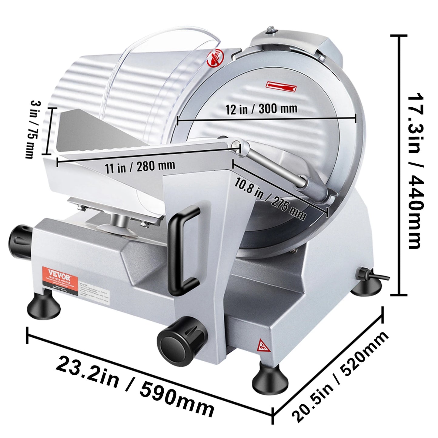 Electric Deli Food Meat Slicer