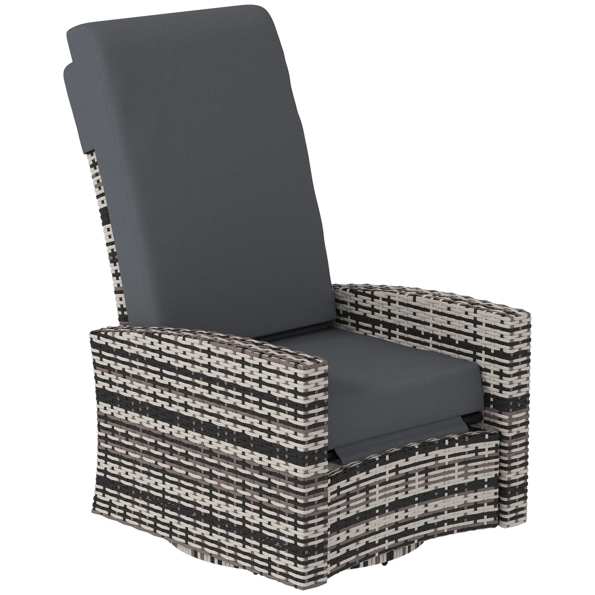 Outdoor Patio Cushioned Recliner