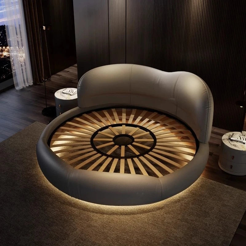 Modern Nordic luxury bed Base and frame