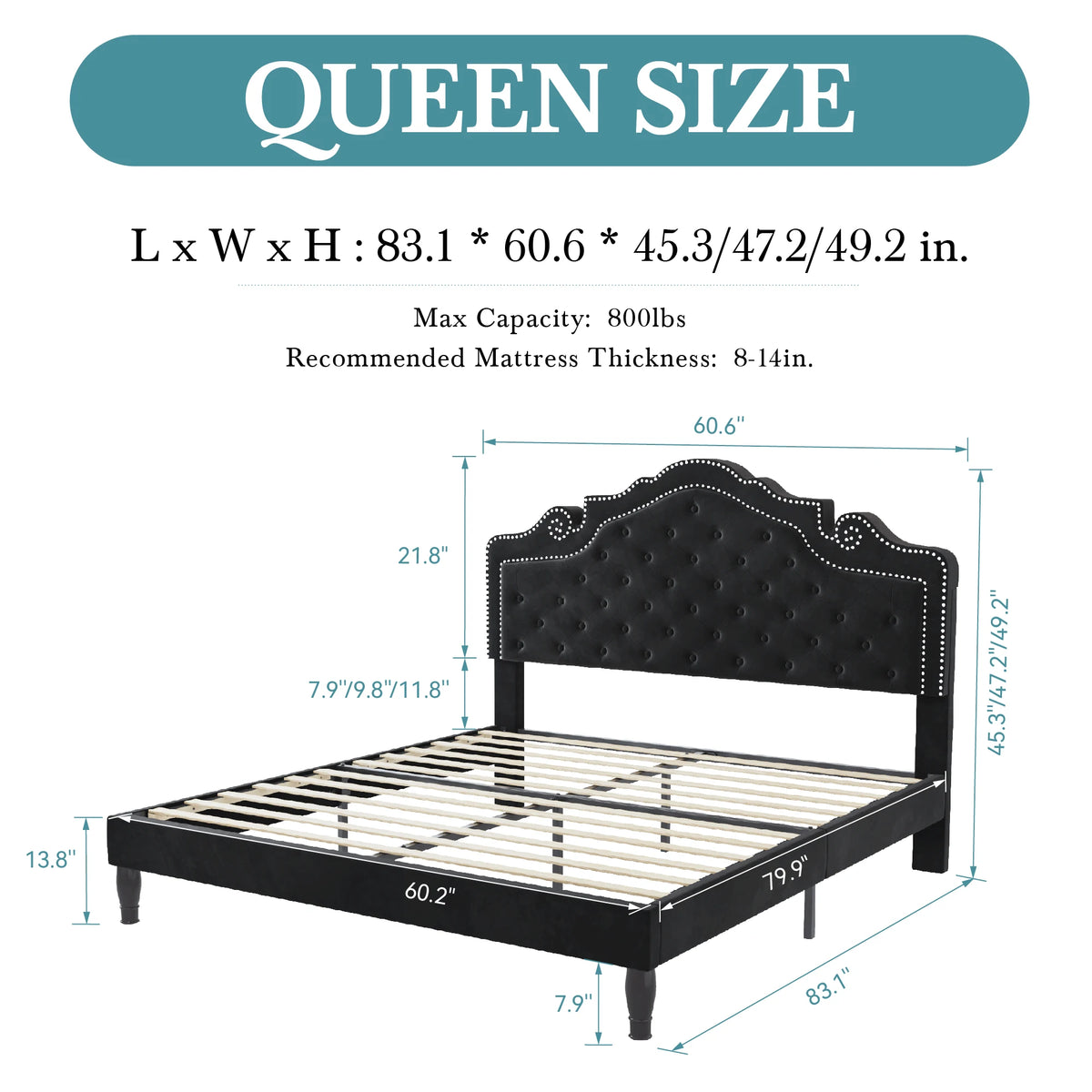 Velvet Bed Frame