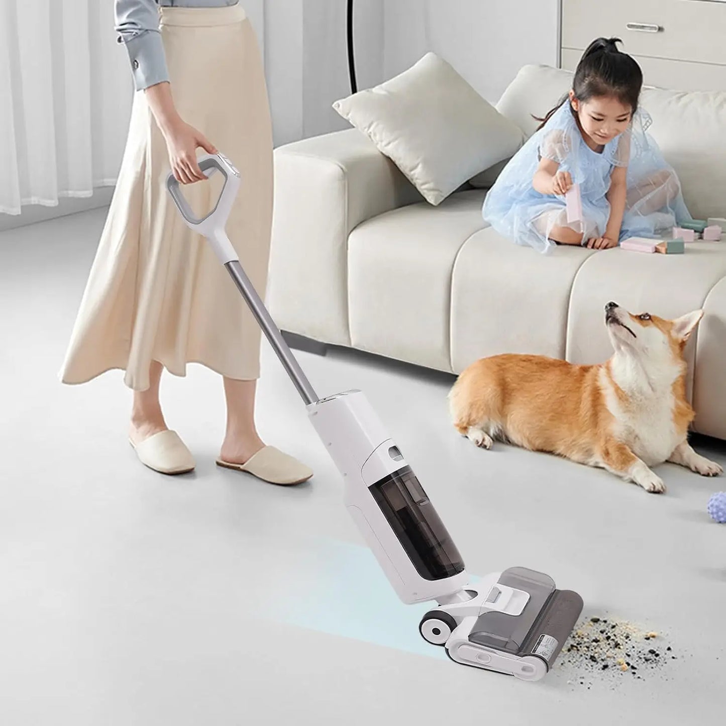 Cordless Wet Dry Vacuum Cleaner -  Vacuum And Mop Combo