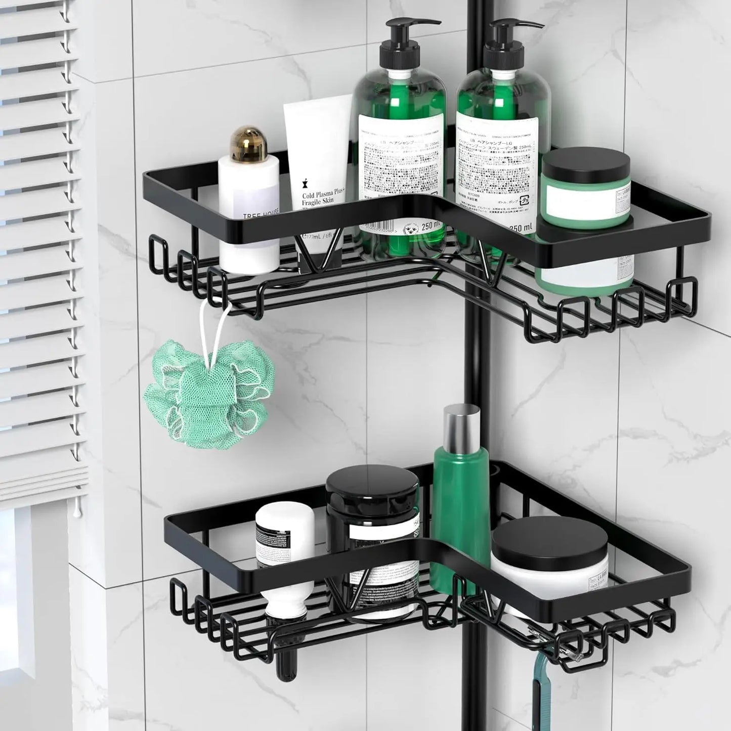 Stainless Steel Adjustable Shower Caddy