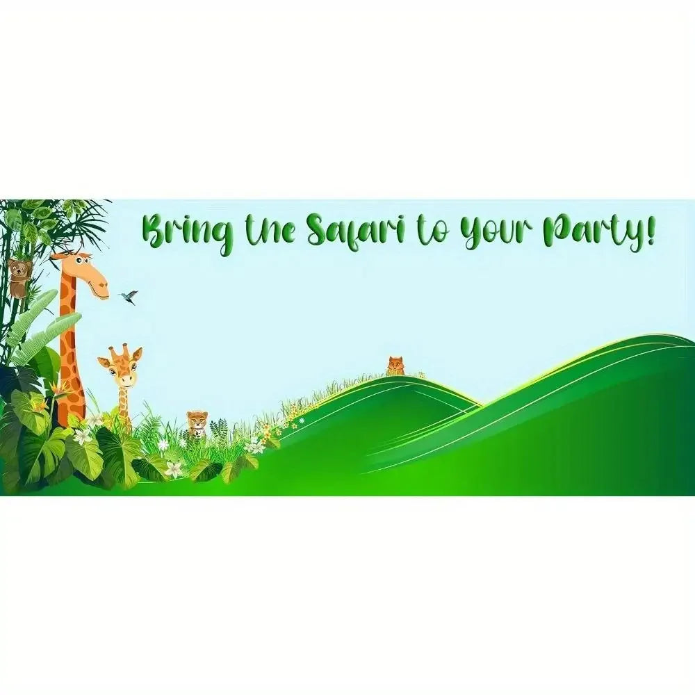 Safari Stuffed Animals Plush Set