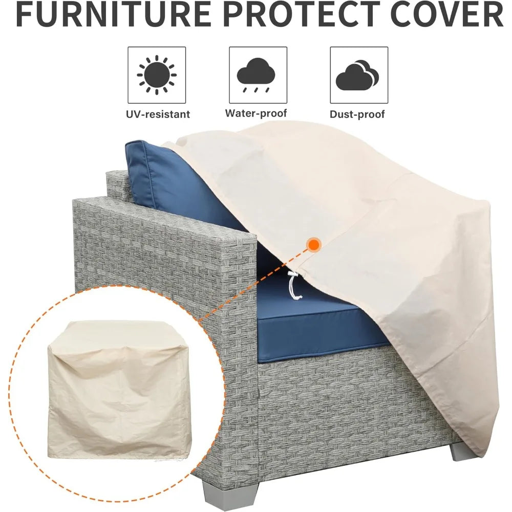 Outdoor Sofa Wicker Patio Chairs