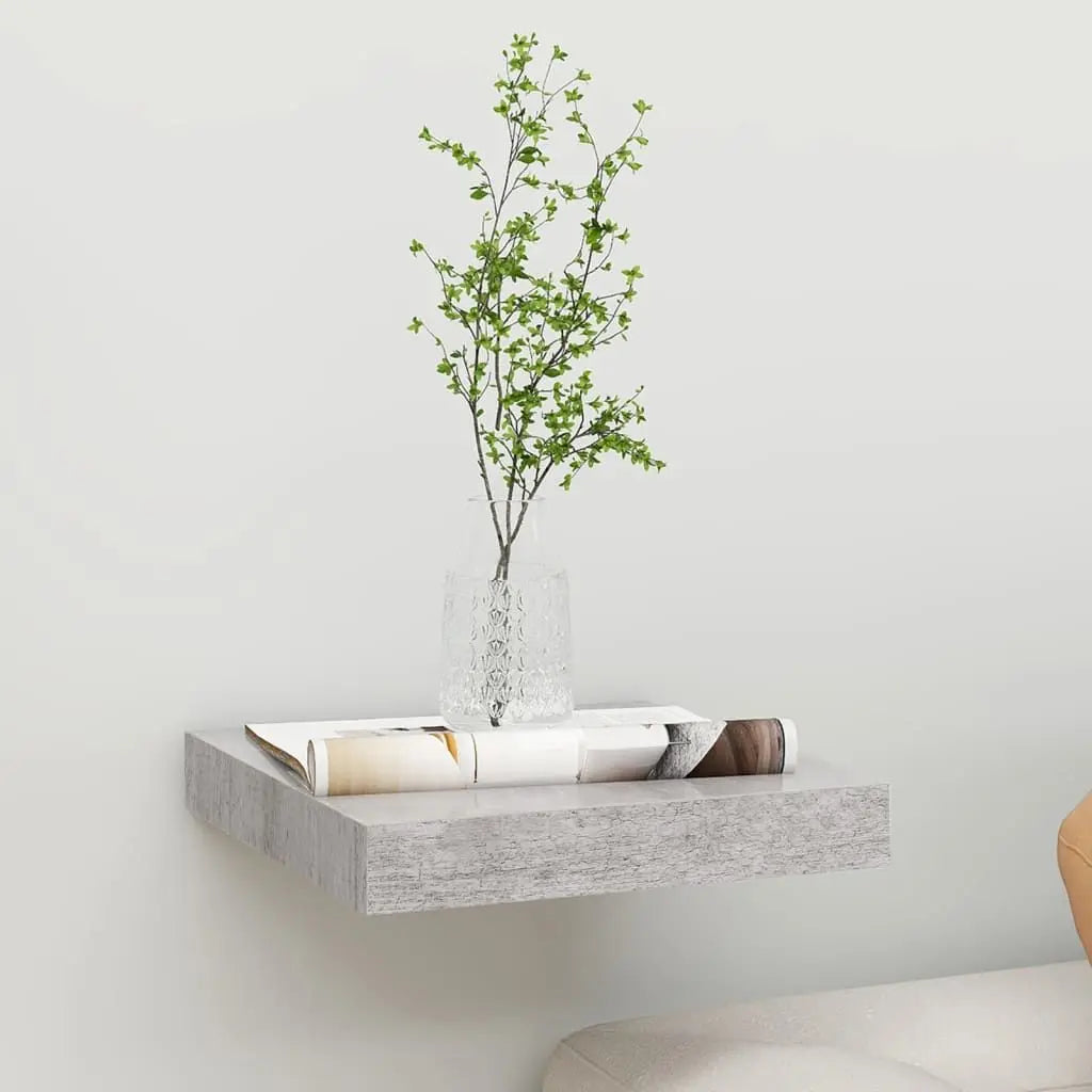 Concrete MDF Floating Wall & Display