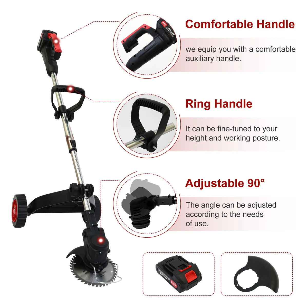 Cordless Weed Wacker Trimmer