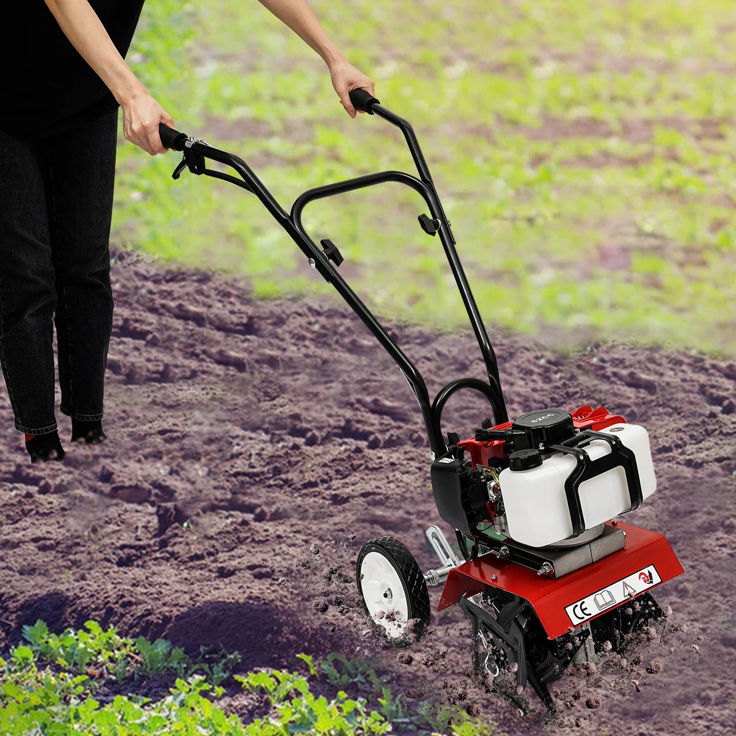 Air-Cooled  Gasoline Engine Plowing Tilling Weeding Excavator