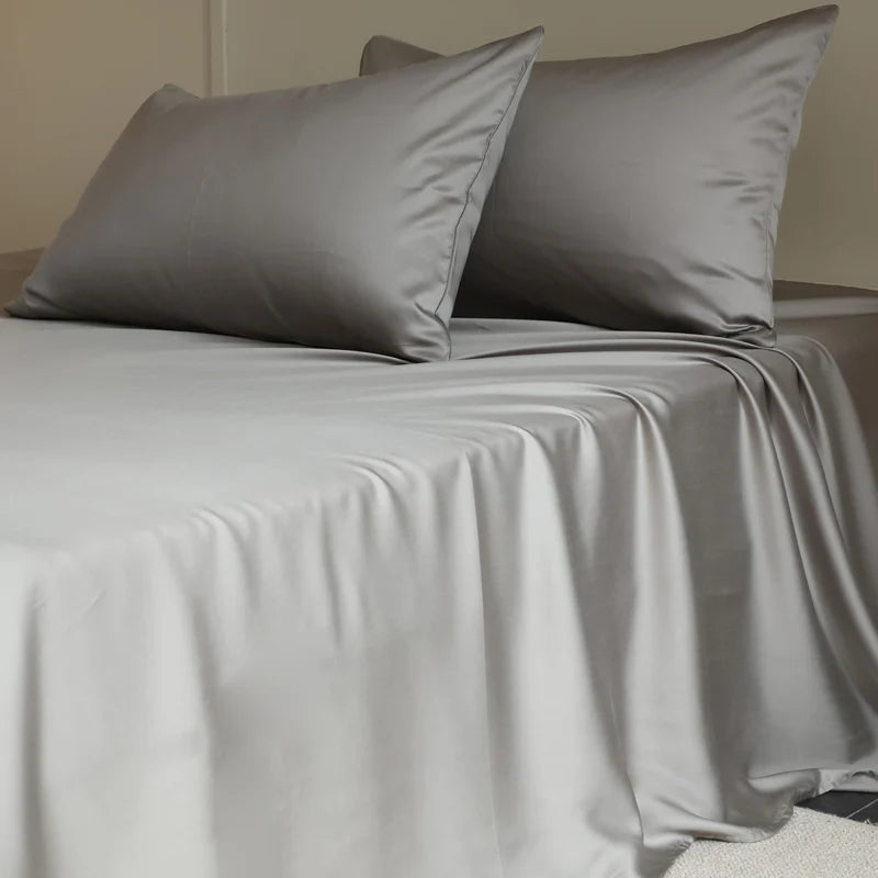Silky Bedding Set Luxury Fitted Sheet