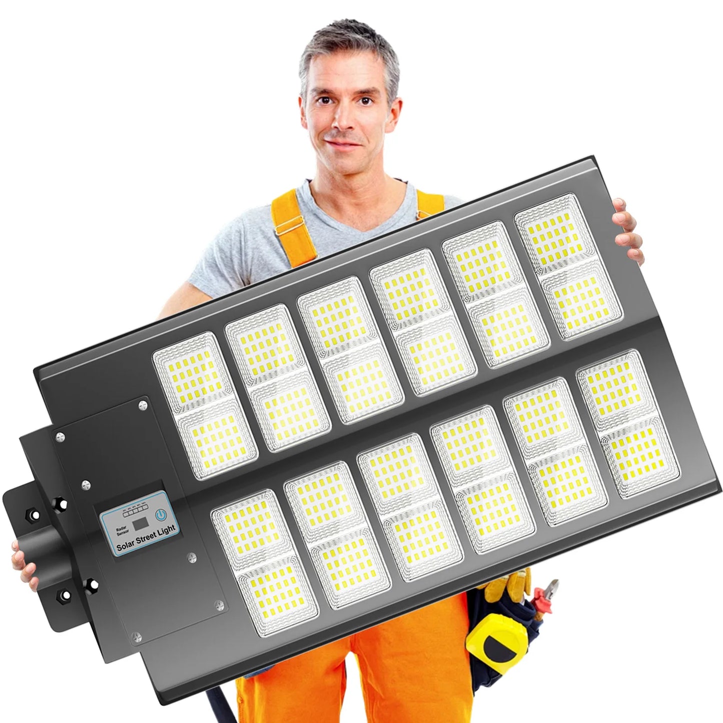 Waterproof Solar Lights Automatically Turn On at Dusk and are Equipped with Motion Sensors.