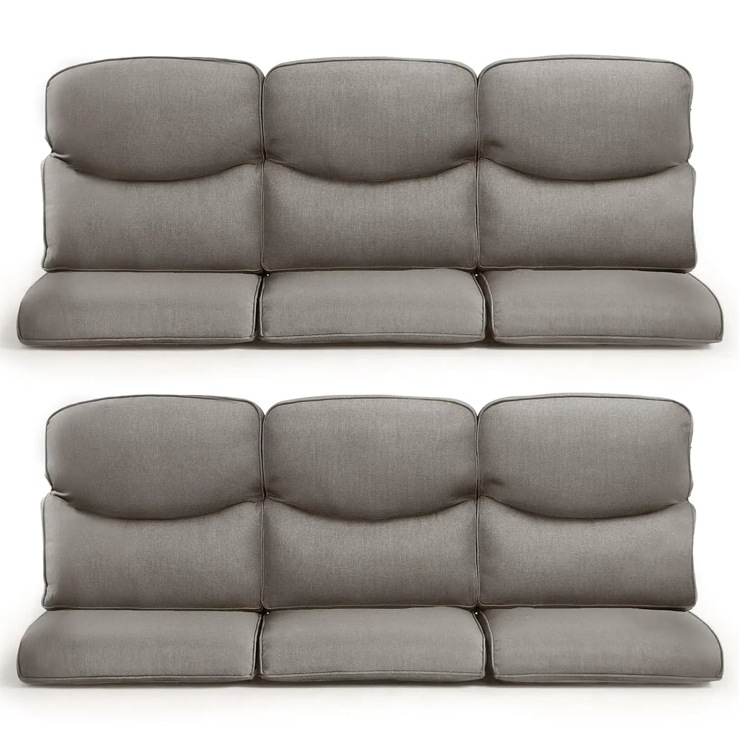 Deep Seat Cushion Set Zippered Removable Cover