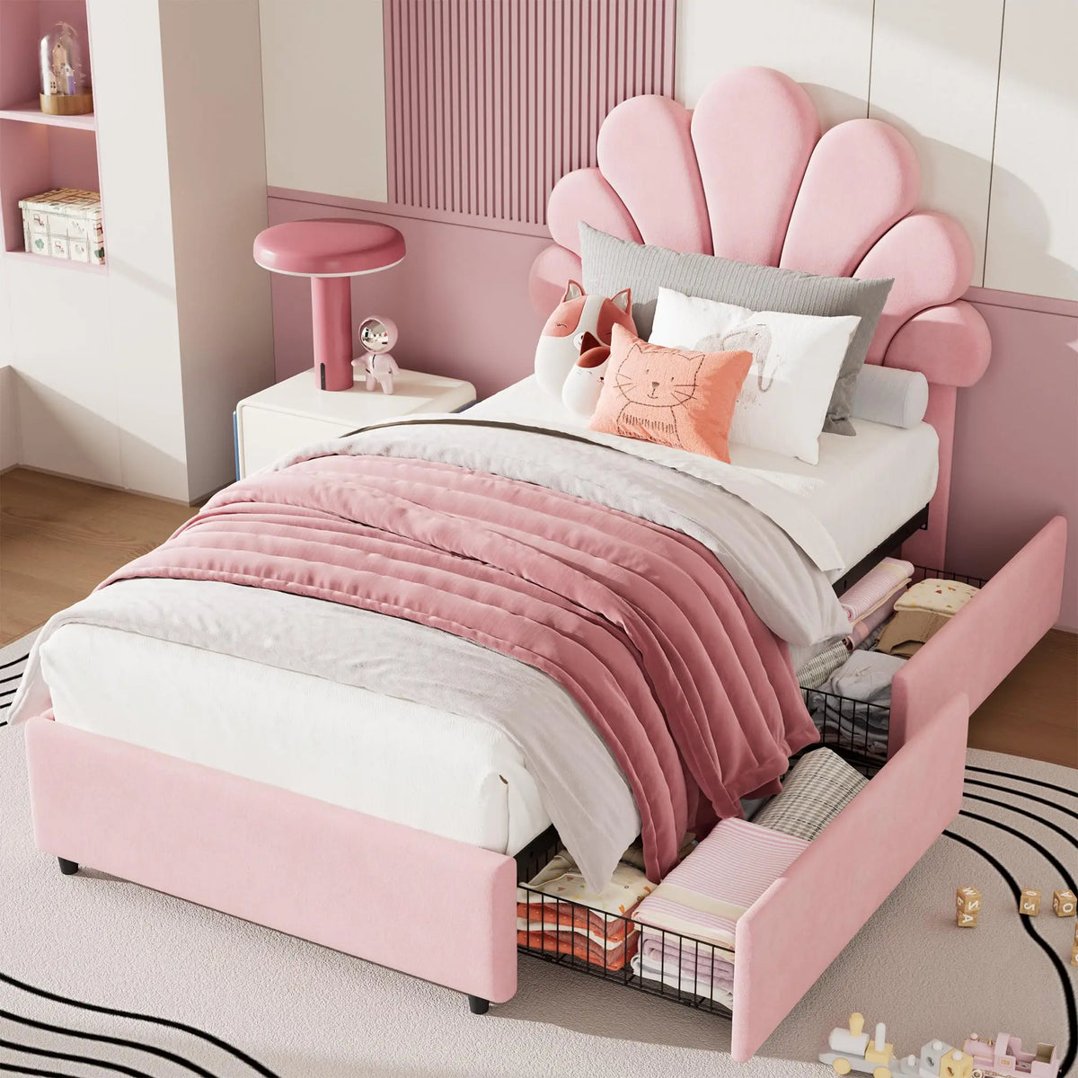 Upholstered Platform Bed