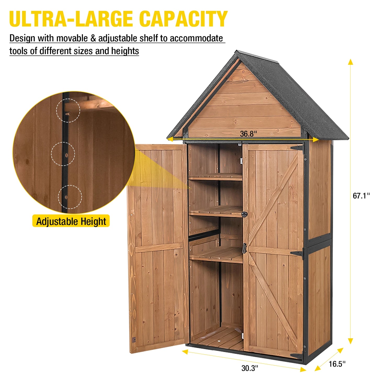 Outdoor Storage Shed Cabinet