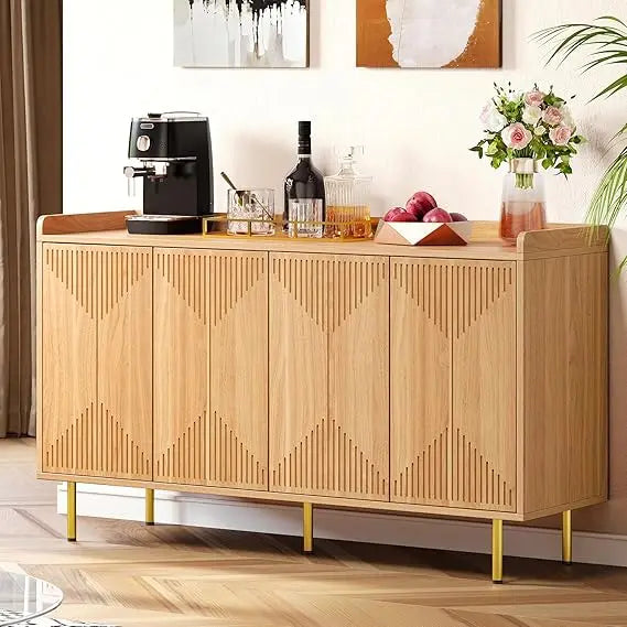 Sideboard Buffet Freestanding Coffee Bar Table