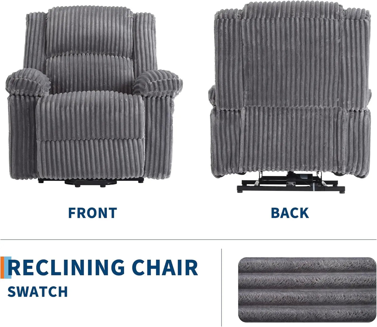 Manual Recliner Chair with Handle
