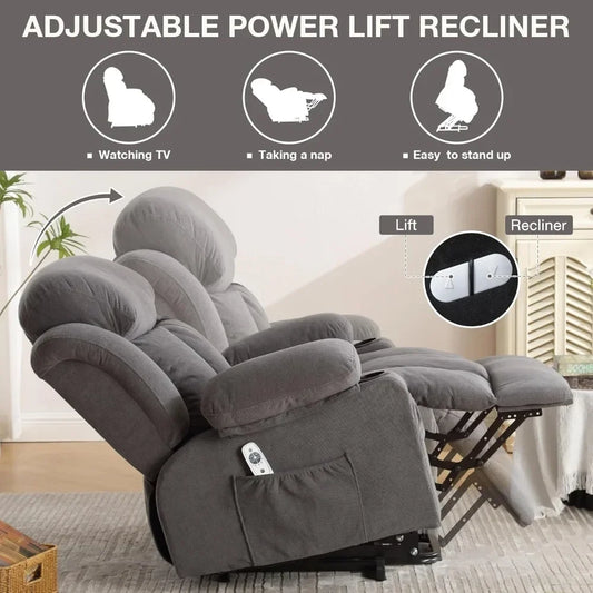 Lift Recliner with Vibration Massage