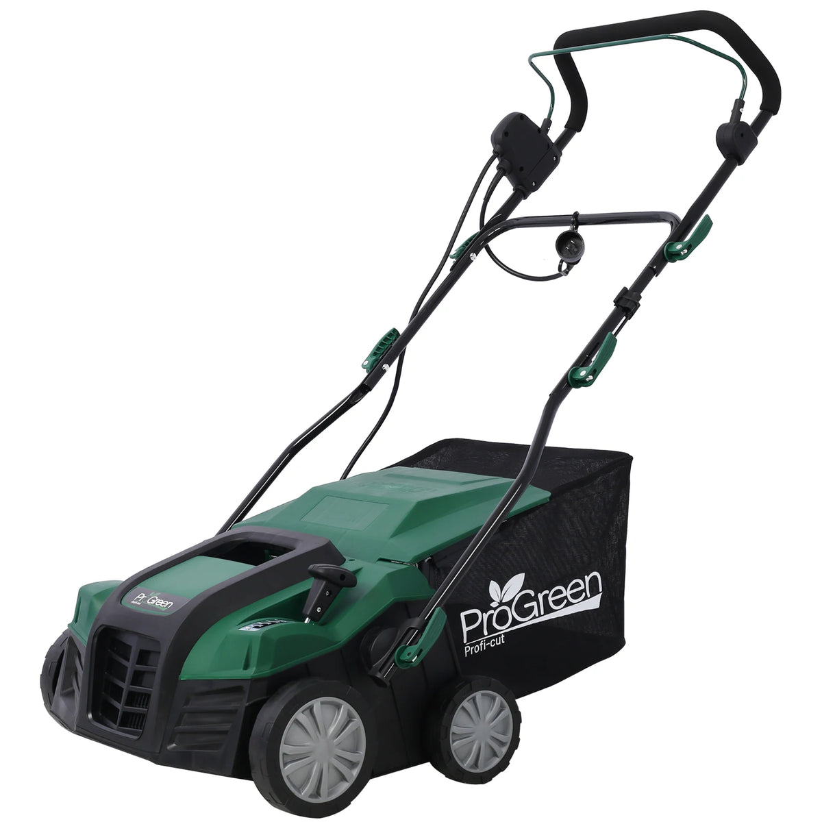 2-in-1 Garden Scarifier Powerful Electric Lawn Dethatcher Mower