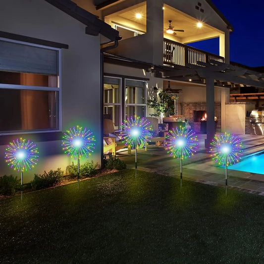 Patio Solar Firework String Lights