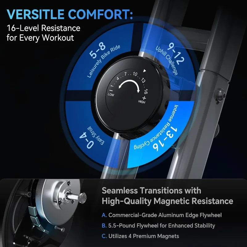 Foldable Exercise Bike for Small Places