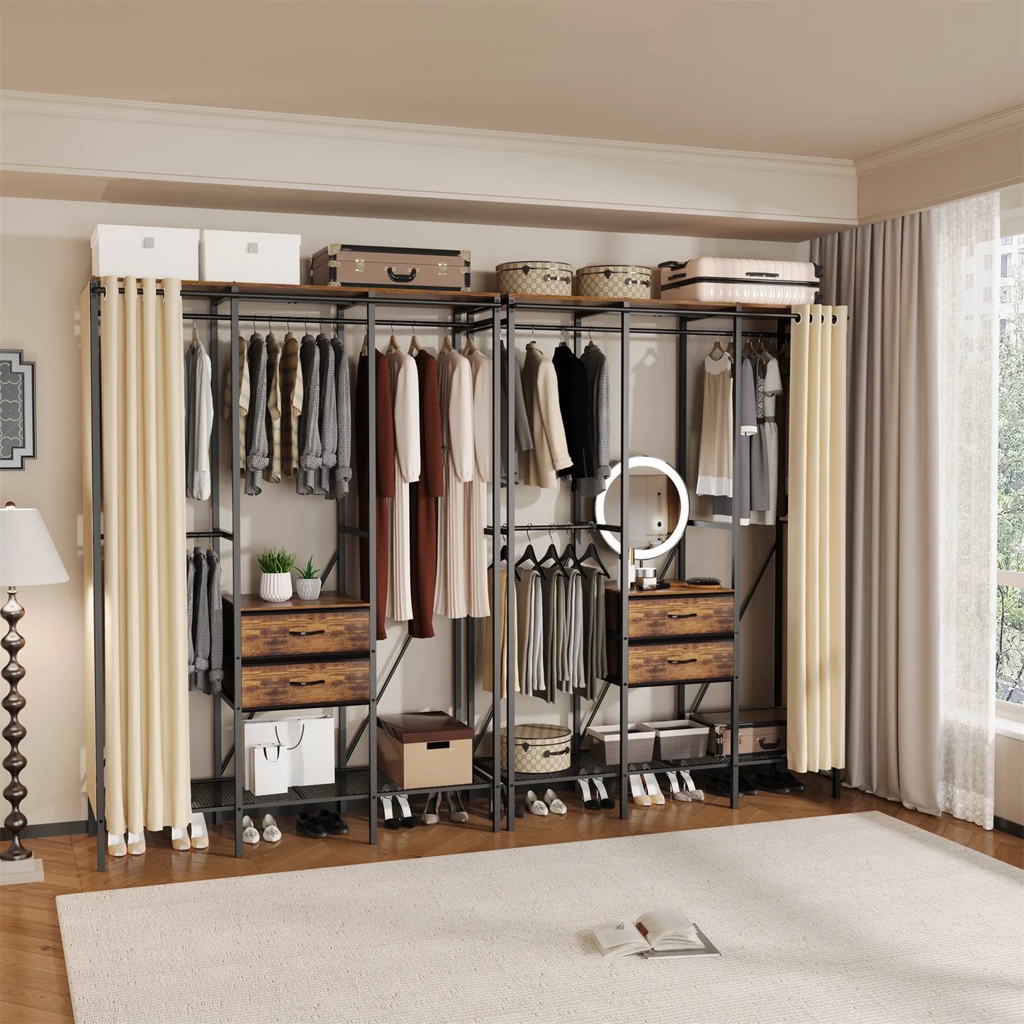 Open Wardrobe, Bedroom Storage
